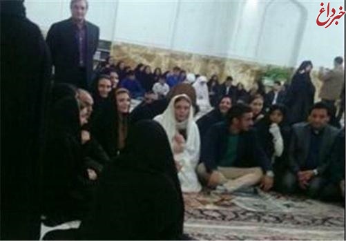 عکسی از مراسم عقد رضا قوچان نژاد