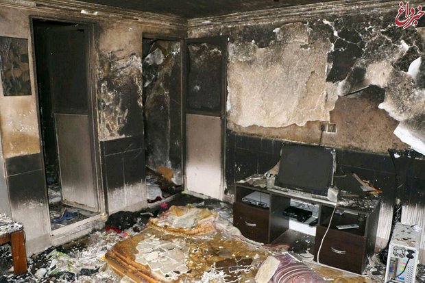 کودک ۳ ساله مشهدی خانه را به آتش کشید +عکس