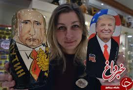 فروش عروسک‌ پوتین و ترامپ در روسیه +عکس