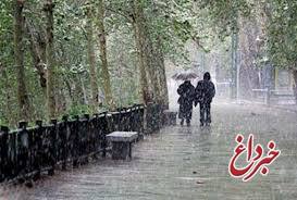 پیش‌بینی باران و برف برای تهران از روز شنبه