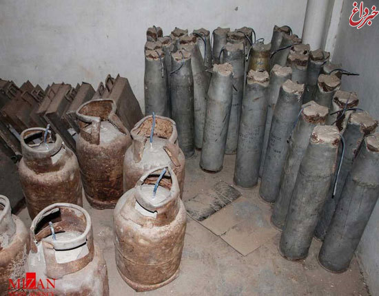 تصاویری از بمب‌های‌ دست‌ ساز داعش