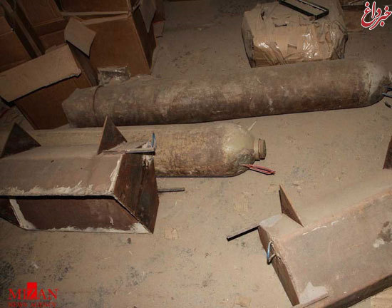 تصاویری از بمب‌های‌ دست‌ ساز داعش