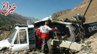 سقوط بالگرد اورژانس در جاده هراز + عکس