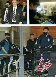 بازیکنان کره‌جنوبی با ماسک وارد ایران شدند!+عکس
