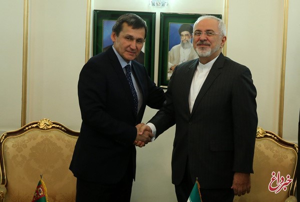 وزرای امور خارجه ایران و ترکنمستان با یکدیگر دیدار کردند