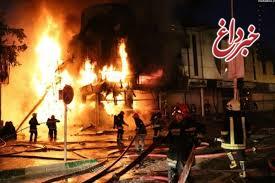 آتش‌سوزی در آرایشگاه مجتمع‌تجاری در خیابان ونک/ یک مرد در میان شعله‌های آتش سوخت