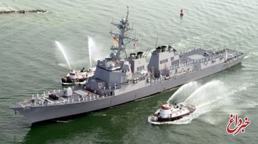 رویارویی یک کشتی جنگی ایرانی با دو کشتی نیروی دریایی امریکا در تنگه ی هرمز