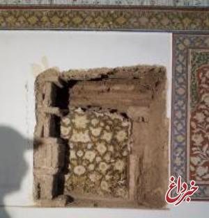 کشف تزئینات عصرصفوی در تالار اشرف‌ اصفهان+تصاویر