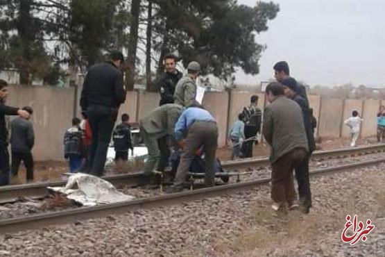 مرگ عابر پیاده در برخورد با قطار در قزوین