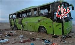 برخورد اتوبوس «اسکانیا» با گاردریل بدون تلفات