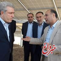 مونسان از نیروگاه برق خورشیدی خلیج‌فارس بازدید کرد