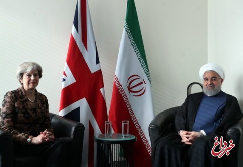 دیدار روحانی با نخست‌وزیر انگلستان / استقبال روحانی از حمایت قاطع اتحادیه اروپا و لندن از برجام
