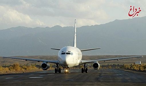 حادثه در فرودگاه مشهد/ ترکیدن لاستیک باعث خارج شدن هواپیما از باند فرودگاه شد