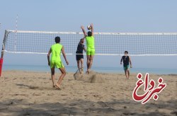 برگزاری مسابقه والیبال ساحلی ویژه آقایان در کیش