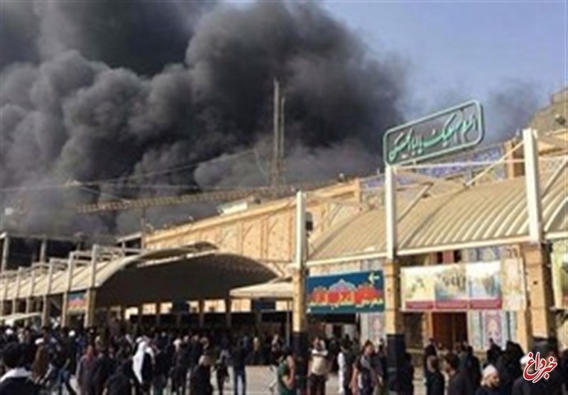 ۴ ایرانی، مصدومان آتش سوزی در هتل قبطان نجف اشرف