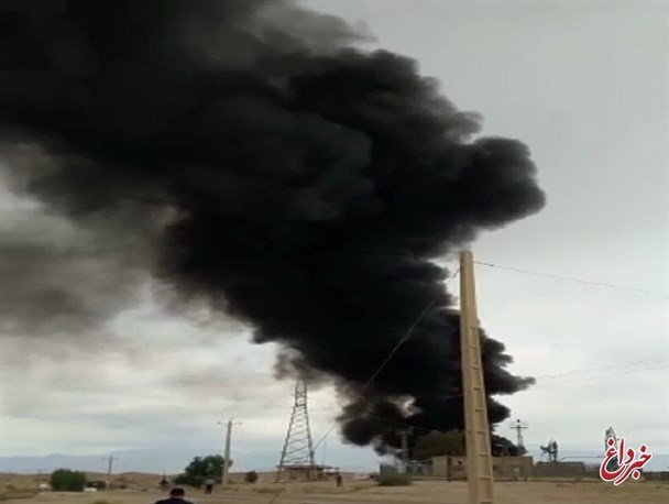 آتش سوزی شرکت نفت گچساران/ مصدومیت 2 نفر
