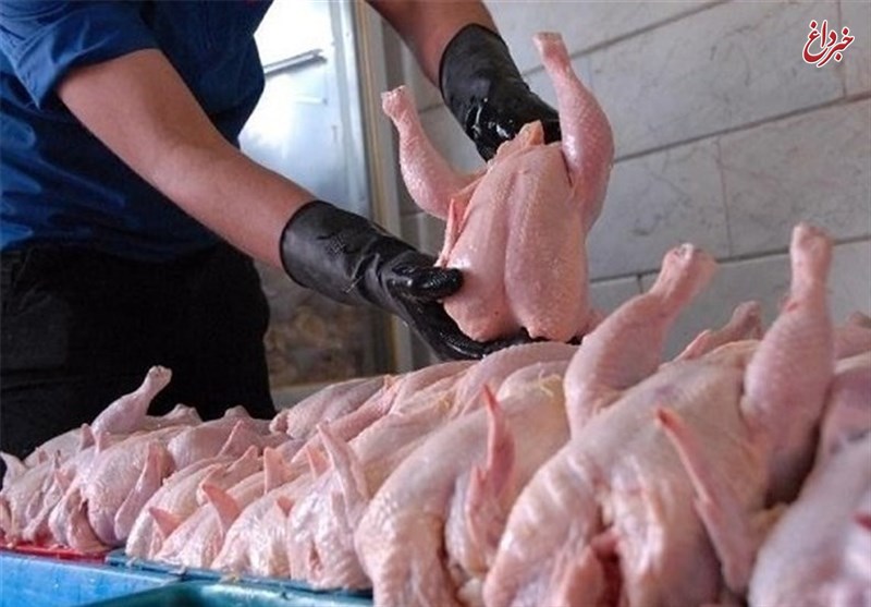 کاهش ۹۰۰ تومانی قیمت مرغ در بازار