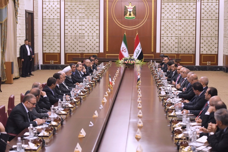 روحانی: آماده افزایش صادرات برق و گاز به عراق هستیم / احیاء اروند رود را برای دو ملت ضروری و مهم است / نخست وزیر عراق: نباید اجازه دهیم با اختلاف‌افکنی ما را از یکدیگر دور کنند