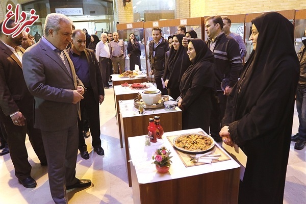 بازدید دکتر مونسان از جشنواره غذای ایرانی در محل سازمان میراث فرهنگی