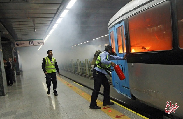 ماجرای آتش‌سوزی در قطارشهری مشهد چه بود؟