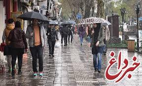 احتمال بارش تگرگ در ۷ استان / خیزش گردوخاک در شرق و جنوب شرق / فردا؛ احتمال رگبار و رعد و برق در تهران