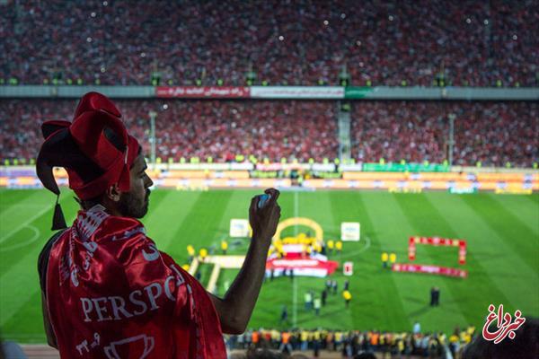 عکس| پوشش عجیب یک هوادار پرسپولیس در استادیوم آزادی