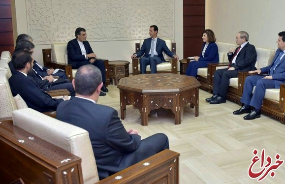 جابری انصاری به دمشق رفت/ دیدار با بشار اسد