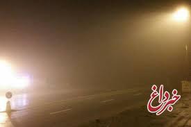 مه شدید و ترافیک روان در هراز و فیروزکوه