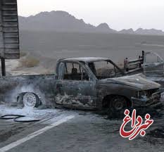 در تصادف قاچاق سوخت در جنوب سیستان و بلوچستان ۵ کشته از خود به جا گذاشت