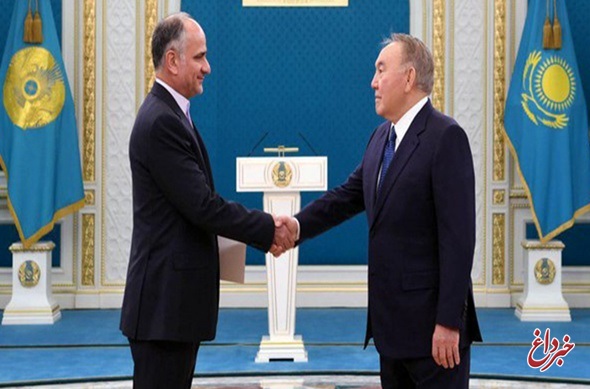 سفیر جدید ایران در قزاقستان استوارنامه خود را تقدیم نظربایف کرد