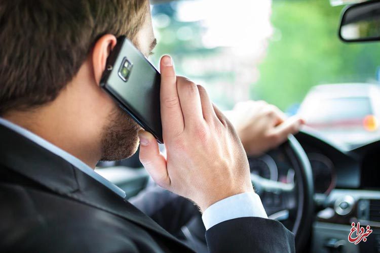 جریمه استفاده از تلفن همراه حین رانندگی؛ ۱۰۰ هزار تومان