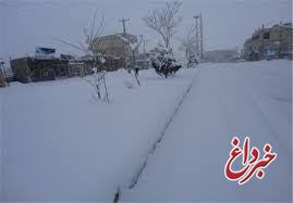۶۰ روستای ورزقان آذربایجان شرقی در محاصره برف/ ارتفاع برف به 40 سانتی‌متر رسید