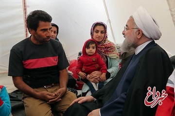 روحانی: لوازم اساسی منزل در اختیار سیل زدگان قرار گیرد