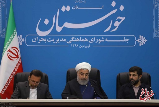 روحانی: القاء وجود پدیده خشکسالی در ایران از نقشه دشمنان است