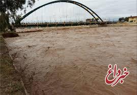 آخرین وضعیت سیلاب خوزستان/تراز آب کارون در حال خروج از حد نرمال