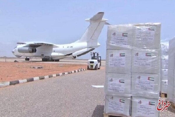 امارات ۲ هواپیمای حامل ۳۲ تُن کمک به ایران ارسال کرد