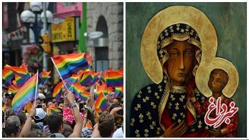 بازداشت زن لهستانی به اتهام تلفیق تصویر «مریم مقدس» با پرچم همجنسگرایان