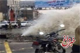 توقف متروی اصفهان به دلیل احتمال ترکیدگی لوله آب