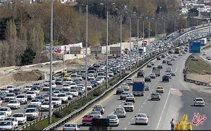 تردد در جاده های برون شهری حدود 2 درصد افزایش یافت / تهران - کرج؛ پرترافیک ترین راه کشور