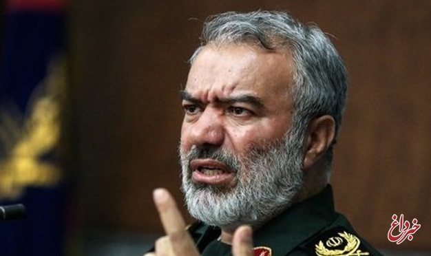 سردار فدوی: ناوهای آمریکایی به طور کامل تحت کنترل ارتش و سپاه هستند/ صحبت کردن آن‌ها به زبان فارسی نشانه اقتدار ایران است