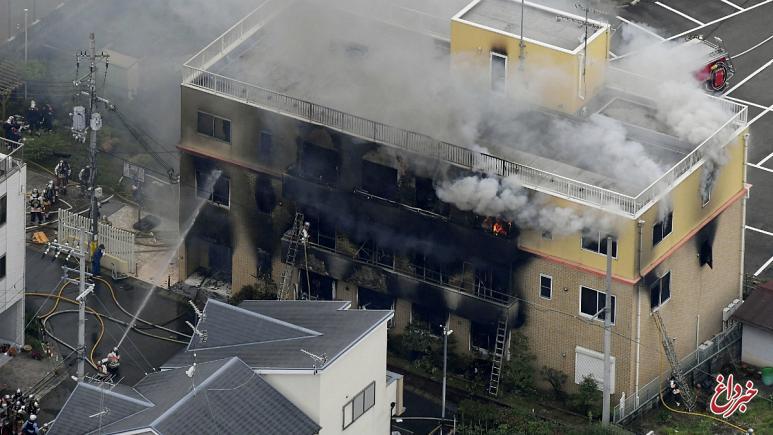 احتمال مرگ بیش از ۱۰ نفر در آتش سوزی ژاپن