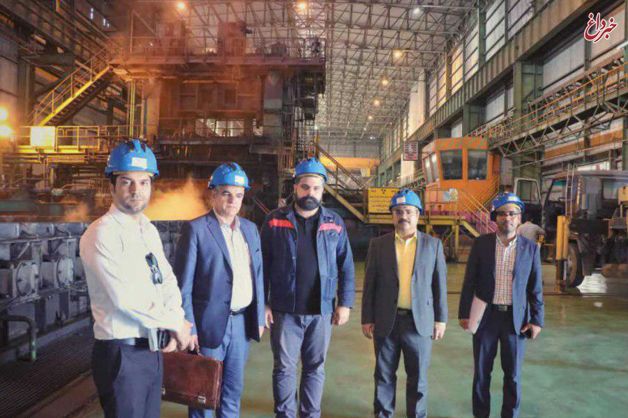 حمایت بانک ایران زمین از بهره برداری خط تولید جدید شرکت فولاد اکسین اهواز