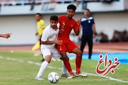 شکست تیم ملی جوانان مقابل اندونزی با اشتباه فاحش دروازه‌بان