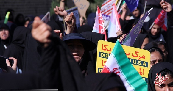 راهپیمایی مردم تهران با شعار «حمایت از اقتدار و امنیت کشور» برگزار شد + عکس