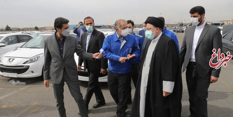 بازدید رئیس جمهور از ایران خودرو