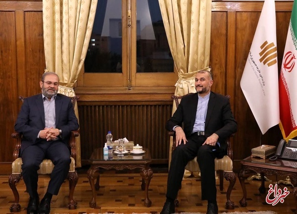 دیدار و گفت‌وگوی وزیر امور خارجه کشور با عبدالله صفی‌الدین نماینده جنبش حزب الله لبنان در ایران