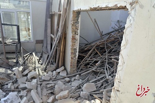 ریزش ساختمان در مشهد یک کشته برجاگذاشت