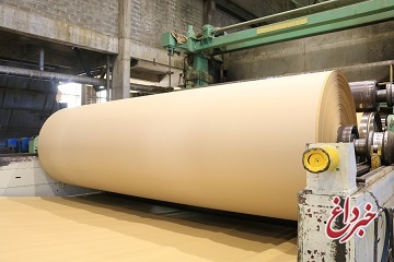 تولید کاغذ لاینر ۹۰ گرمی در شرکت چوکا