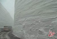 ارتفاع برف در کوهرنگ به ۵.۵ متر رسید