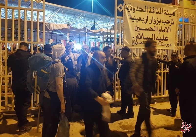 عبور ‌از مرز خسروی به جریان افتاد / استاندار کرمانشاه: تمام زائران حاضر در پایانه ‌تا ساعت ۲۱ وارد عراق می‌شوند
